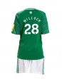 Newcastle United Joe Willock #28 Auswärts Trikotsatz für Kinder 2025-26 Kurzarm (+ Kurze Hosen)